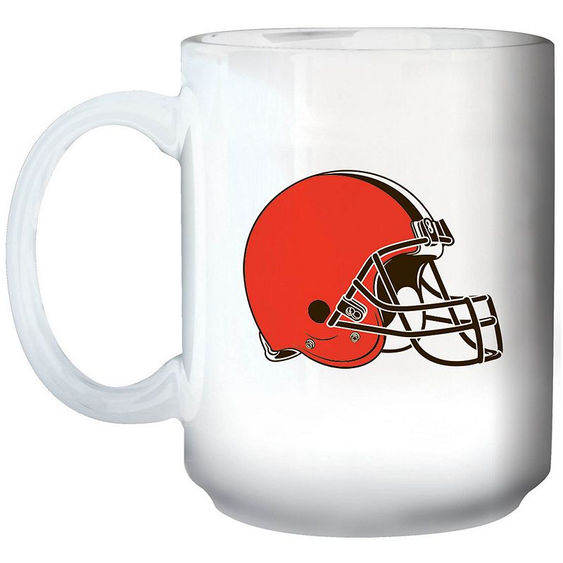 Cleveland Browns 15oz. Primary Logo Mug, Multicolor