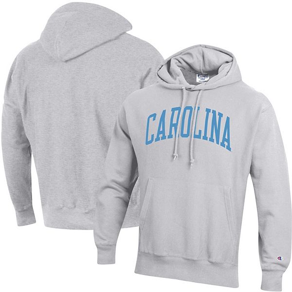 North Carolina Quarter Zip Sweatshirt in Classic Grey with UNC Logo XL