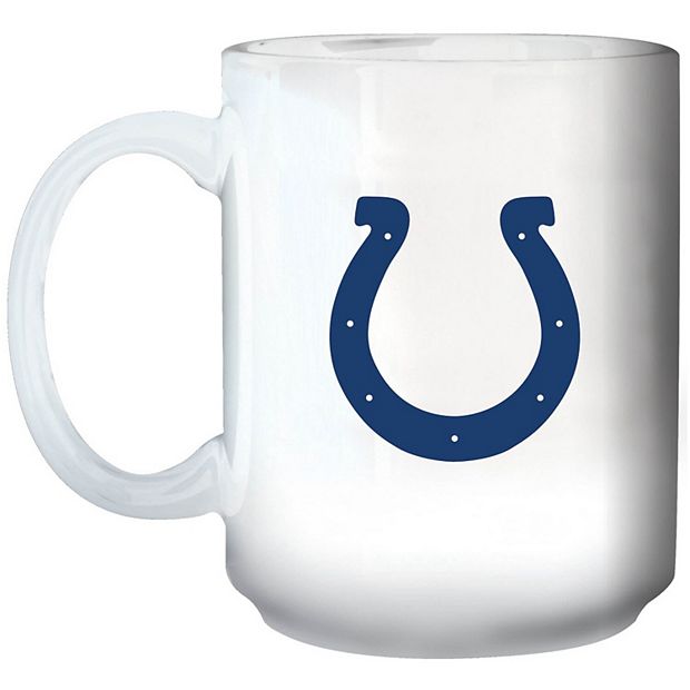 NFL Sculpted Coffee Mug, 15 Ounces, Indianapolis Colts