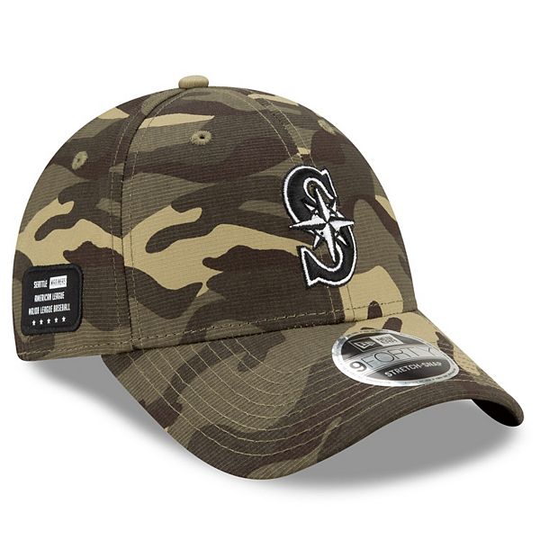 Men's New Era Camo Seattle Mariners 2021 Armed Forces Day 9FORTY ...