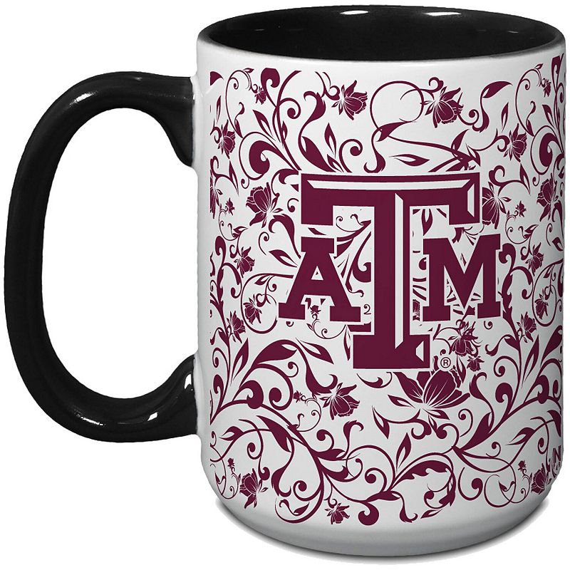 Texas A&M Aggies 15oz. Java Floral Mug, Multicolor