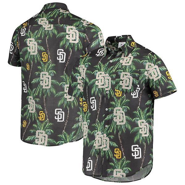 FOCO San Diego Padres Americana Button Up Shirt, Mens Size: S