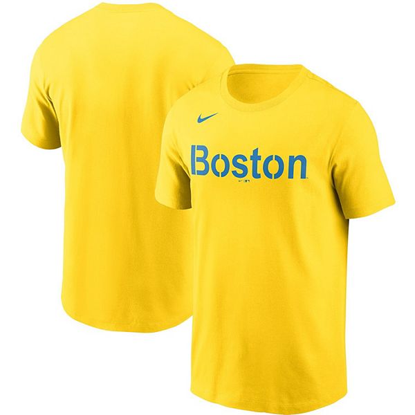 Nike Women's White Boston Red Sox 2021 City Connect Wordmark T