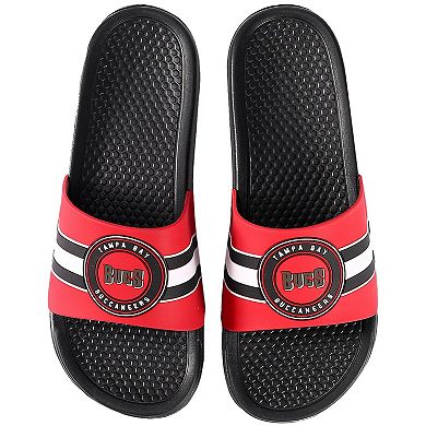 Men's FOCO Tampa Bay Buccaneers Logo Slide Sandals