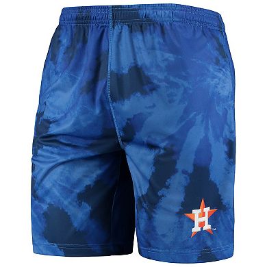 Men's FOCO Navy Houston Astros Tie-Dye Training Shorts