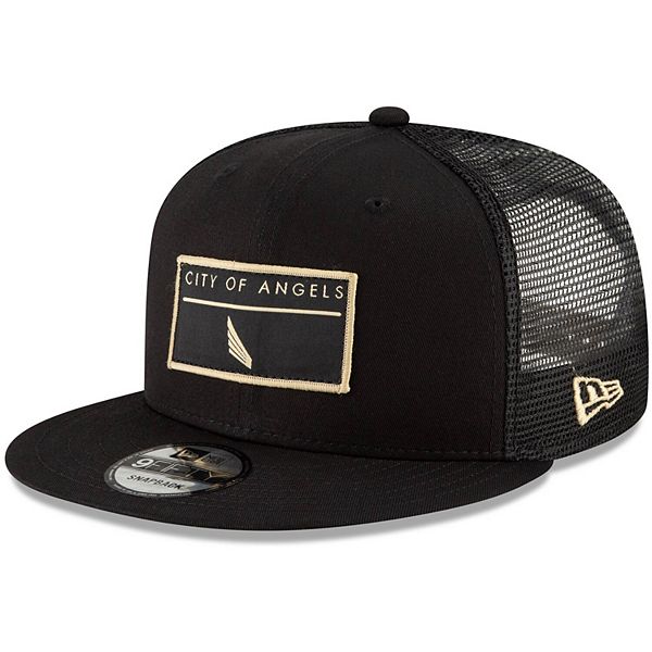 LAFC Black Team Trucker Mesh 940 Snapback - The Locker Room of Downey