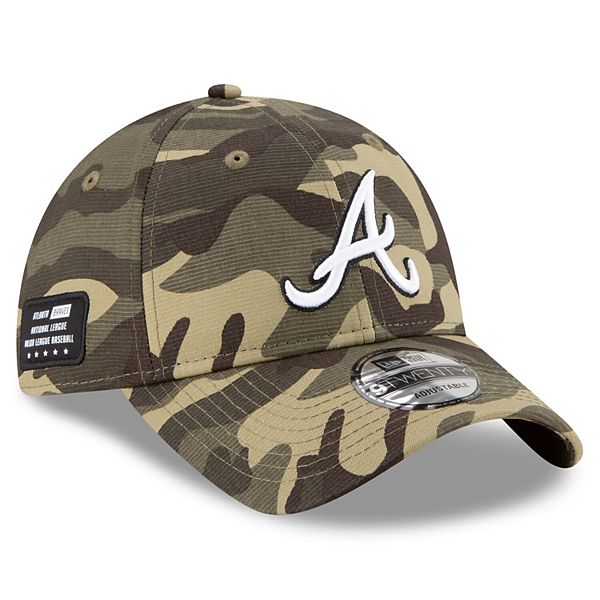 Atlanta Braves New Era MLB Armed Forces Day 49FORTY Fitted Hat - Camo