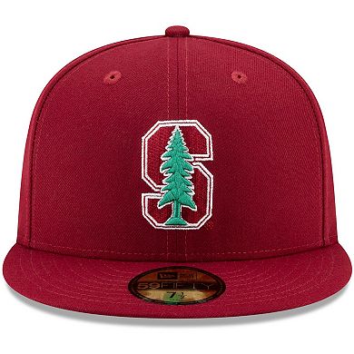 Men's New Era Cardinal Stanford Cardinal Basic 59FIFTY Team Fitted Hat