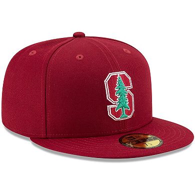 Men's New Era Cardinal Stanford Cardinal Basic 59FIFTY Team Fitted Hat