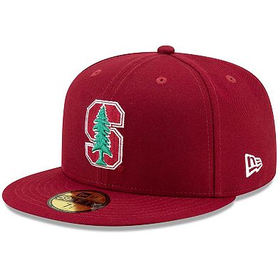 Men's New Era Cardinal Stanford Cardinal Basic 59FIFTY Team Fitted Hat