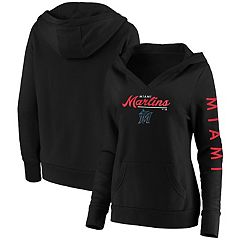 Outerstuff Youth Black Miami Marlins Team Primary Logo Pullover Hoodie