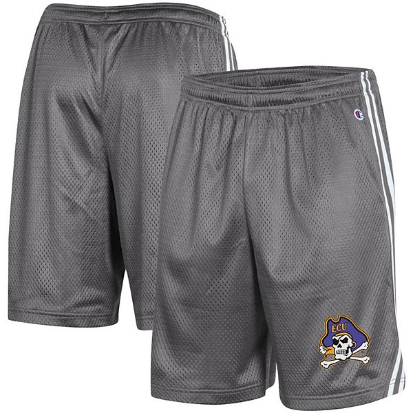 Men s Champion Gray ECU Pirates Team Lacrosse Shorts