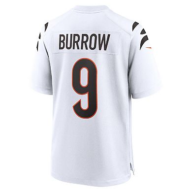Men's Nike Joe Burrow White Cincinnati Bengals Game Jersey