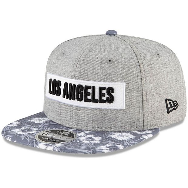 Men's New Era Heathered Gray LAFC Floral 9FIFTY Snapback Hat