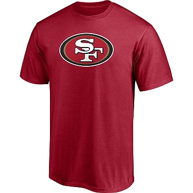Men's Fanatics Branded Nick Bosa Scarlet San Francisco 49ers Player Icon Name & Number T-Shirt
