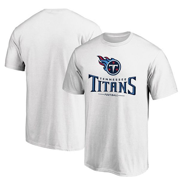 Men's Fanatics Branded White Tennessee Titans Team Lockup Logo T-Shirt