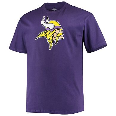 Men's Fanatics Branded Justin Jefferson Purple Minnesota Vikings Big & Tall Player Name & Number T-Shirt
