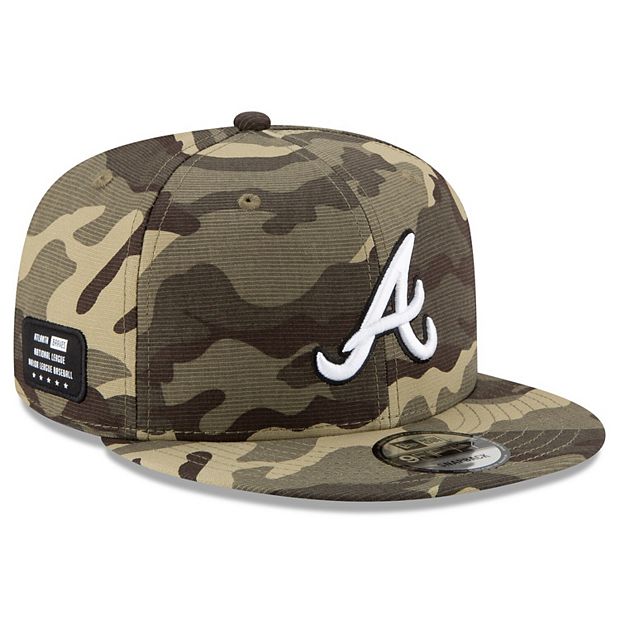 Men's Atlanta Braves New Era Camo Basic 9FIFTY Snapback Hat