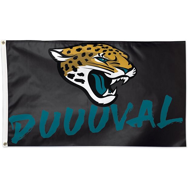 WinCraft Jacksonville Jaguars 3' x 5' Slogan Deluxe Single-Sided Flag