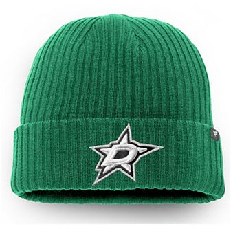Men's Fanatics Branded Kelly Green Dallas Stars Core Primary Logo Cuffed Knit Hat