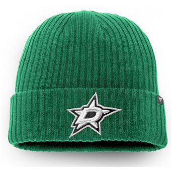 Men's Fanatics Branded Kelly Green Dallas Stars Core Primary Logo Cuffed Knit Hat