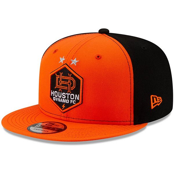 Men's Houston Dynamo FC New Era Orange Jersey Hook 9FIFTY Snapback Hat