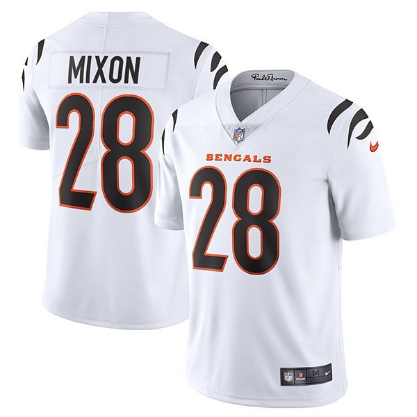 Men's Nike Joe Mixon White Cincinnati Bengals Vapor Limited Jersey