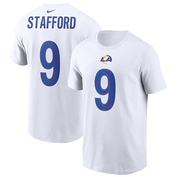 Los Angeles Rams Name & Number T-shirt - Matthew Stafford 9 - Mens