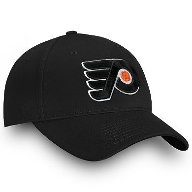 Men's Fanatics Branded Black Philadelphia Flyers Core Adjustable Hat