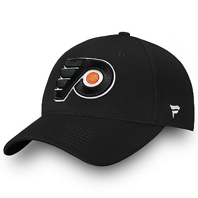 Men's Fanatics Branded Black Philadelphia Flyers Core Adjustable Hat