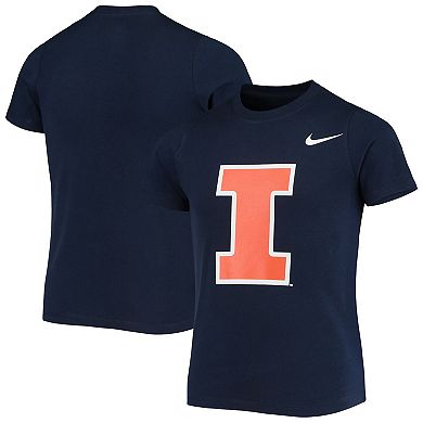 Preschool Nike Navy Illinois Fighting Illini Logo T-Shirt