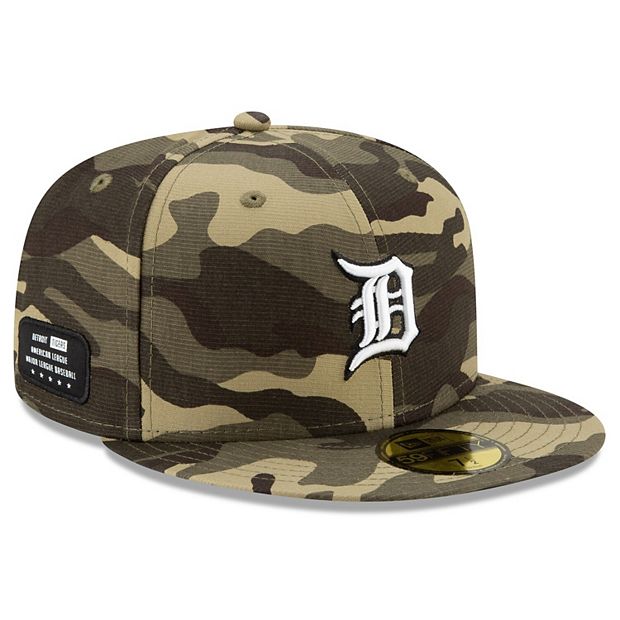 Men's New Era Camo Detroit Tigers 2021 Armed Forces Day On-Field