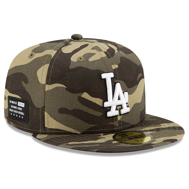 Milwaukee Brewers New Era 2021 Armed Forces Day 9FORTY Adjustable Hat - Camo