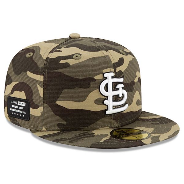 Men's New Era Camo St. Louis Cardinals 2021 Armed Forces Day On-Field ...