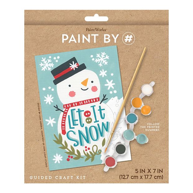 Holiday Cards Paint by Number Kit/paint by Number Kit/kids