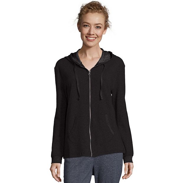   Essentials Women's French Terry Hooded Tunic