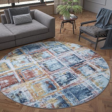 KHL Rugs Rowan Contemporary Abstract Area Rug