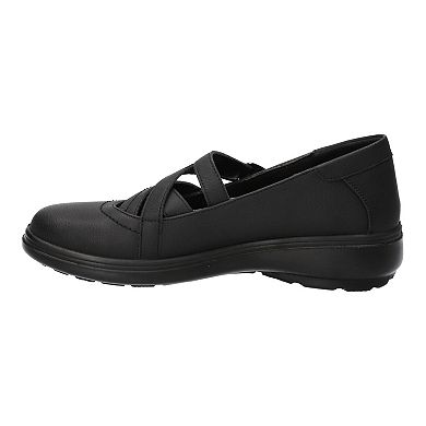 Easy Street Wise Women's Asymmetrical Mary Jane Shoes