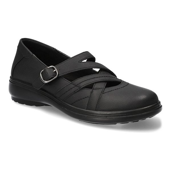 Easy Street Wise Women's Asymmetrical Mary Jane Shoes