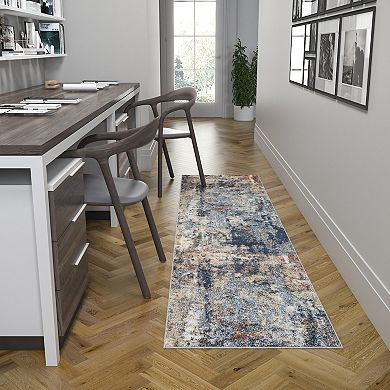 KHL Rugs Billings Contemporary Abstract Area Rug