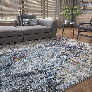 KHL Rugs Billings Contemporary Abstract Area Rug