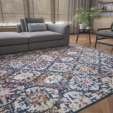 KHL Rugs Priscilla Transitional Floral Area Rug