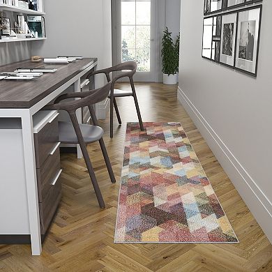 KHL Rugs Declan Contemporary Abstract Area Rug