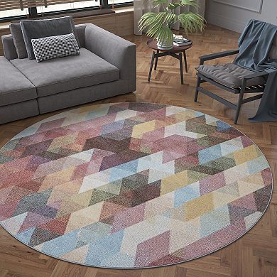 KHL Rugs Declan Contemporary Abstract Area Rug