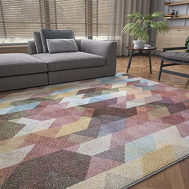 KHL Rugs Declan Contemporary Abstract Area Rug