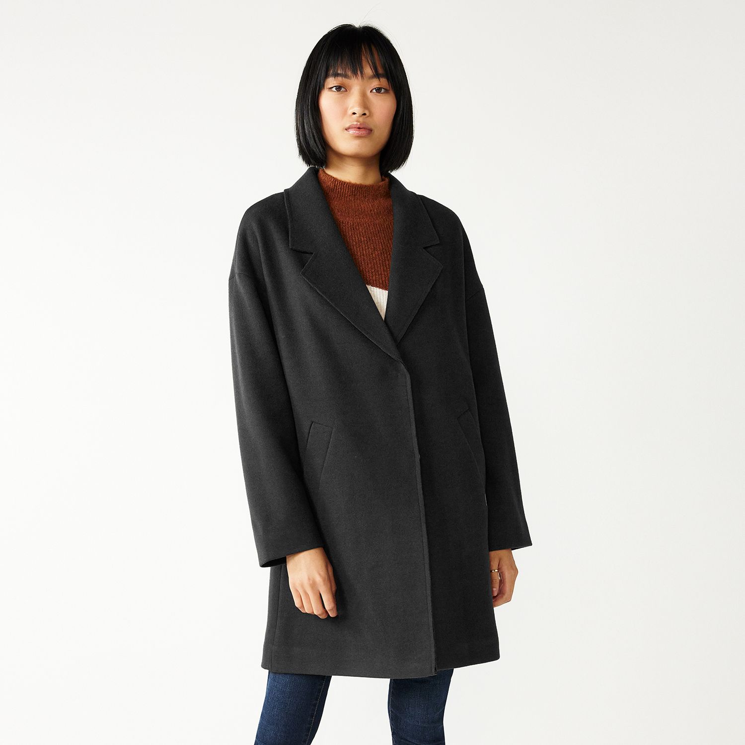 kohls womens long jackets