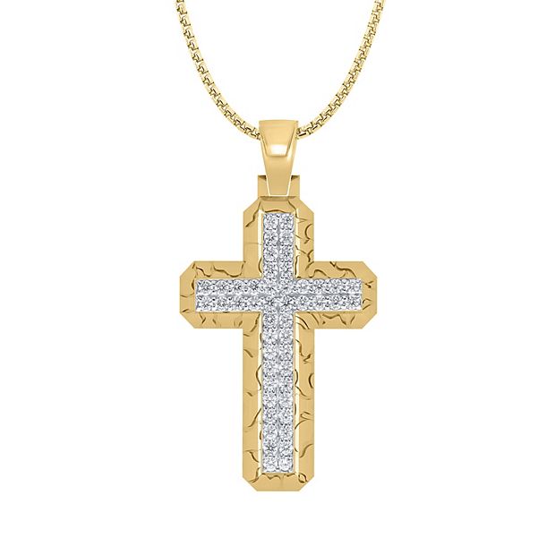 Kohl's diamond deals cross necklace