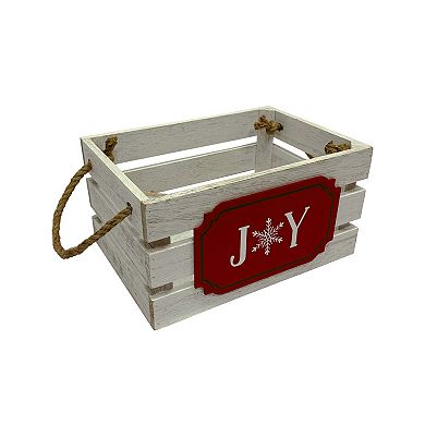 St. Nicholas Square® Joy Wood Crate