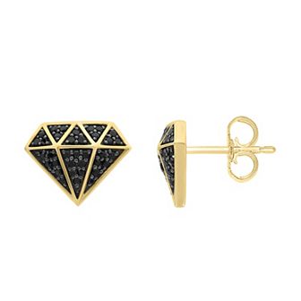 Irena Park Sterling Silver 1/3 Carat T.W. Diamond Stud Earrings