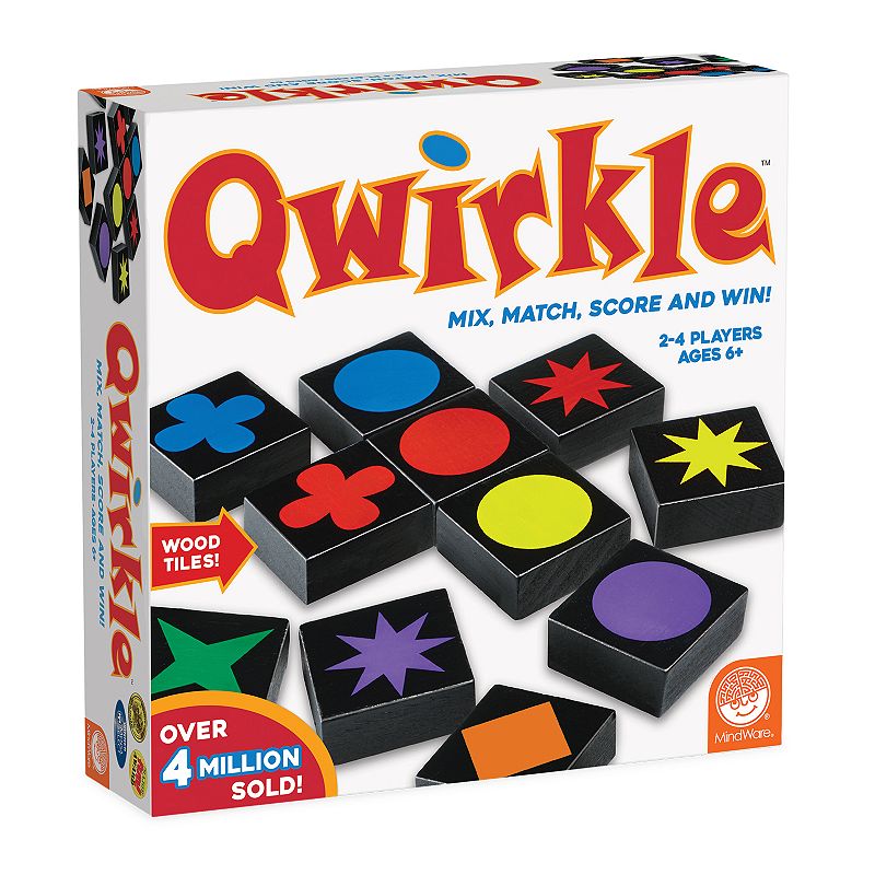 QWIRKLE Matching Tiles Board Game, Multicolor